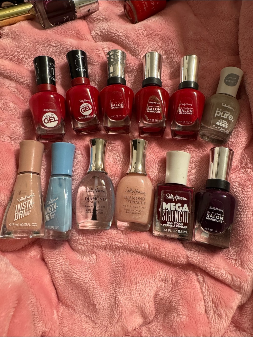 USED Sally Hansen Polish Lot